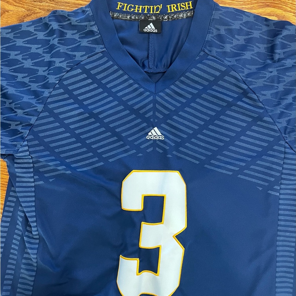 Adidas Notre Dame football jersey Size L  “fightin Irish” embroidered on neck - Picture 2 of 6